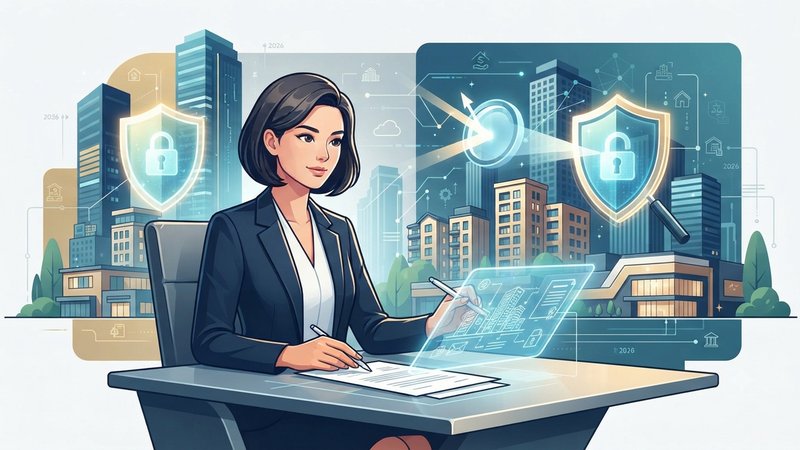 Современная иллюстрация на тему легализации активов и защиты недвижимости для инвесторов от обысков